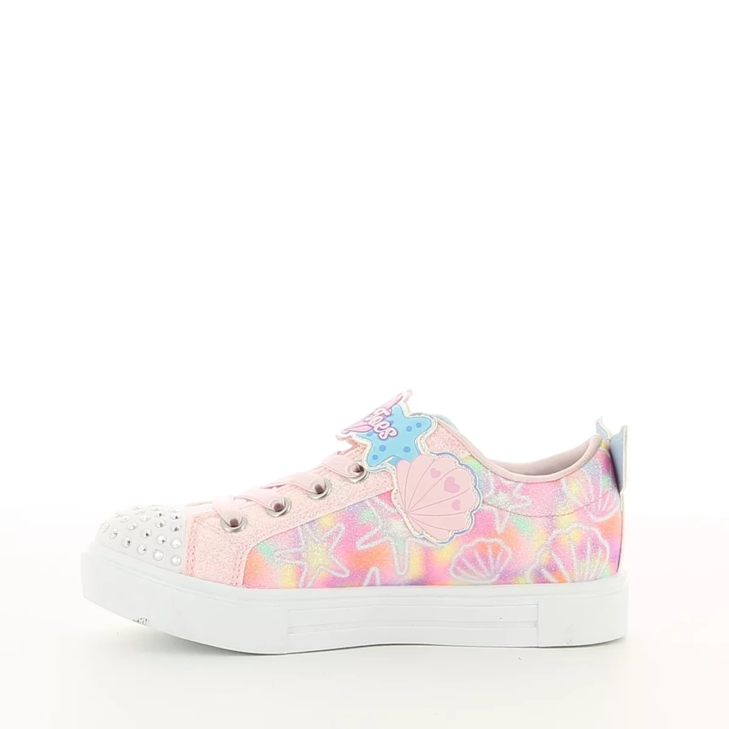 Image (4) de la chaussures Skechers - Baskets Rose en Multi-Matières
