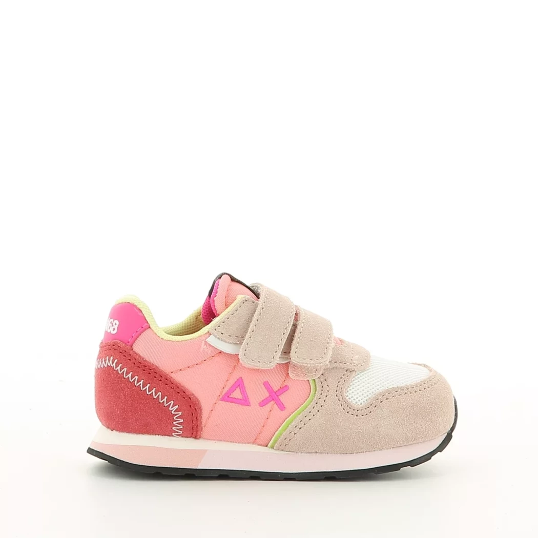 Image (2) de la chaussures Sun68 - Baskets Rose en Textile Image (2) de la chaussures Sun68 - Baskets Rose en Textile