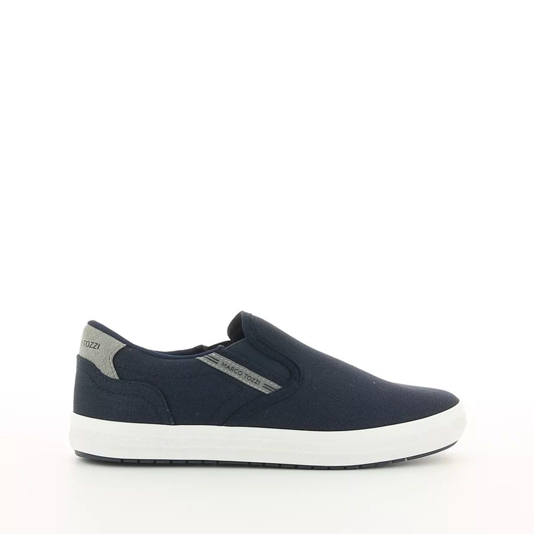 Image (2) de la chaussures Marco Tozzi - Mocassins Bleu en Textile