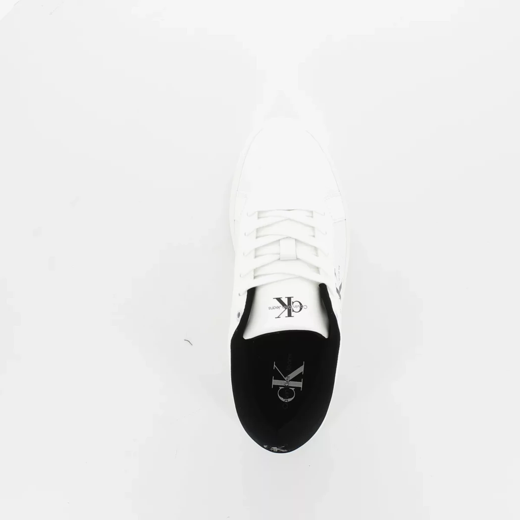 Image (6) de la chaussures Calvin Klein - Baskets Blanc en Cuir