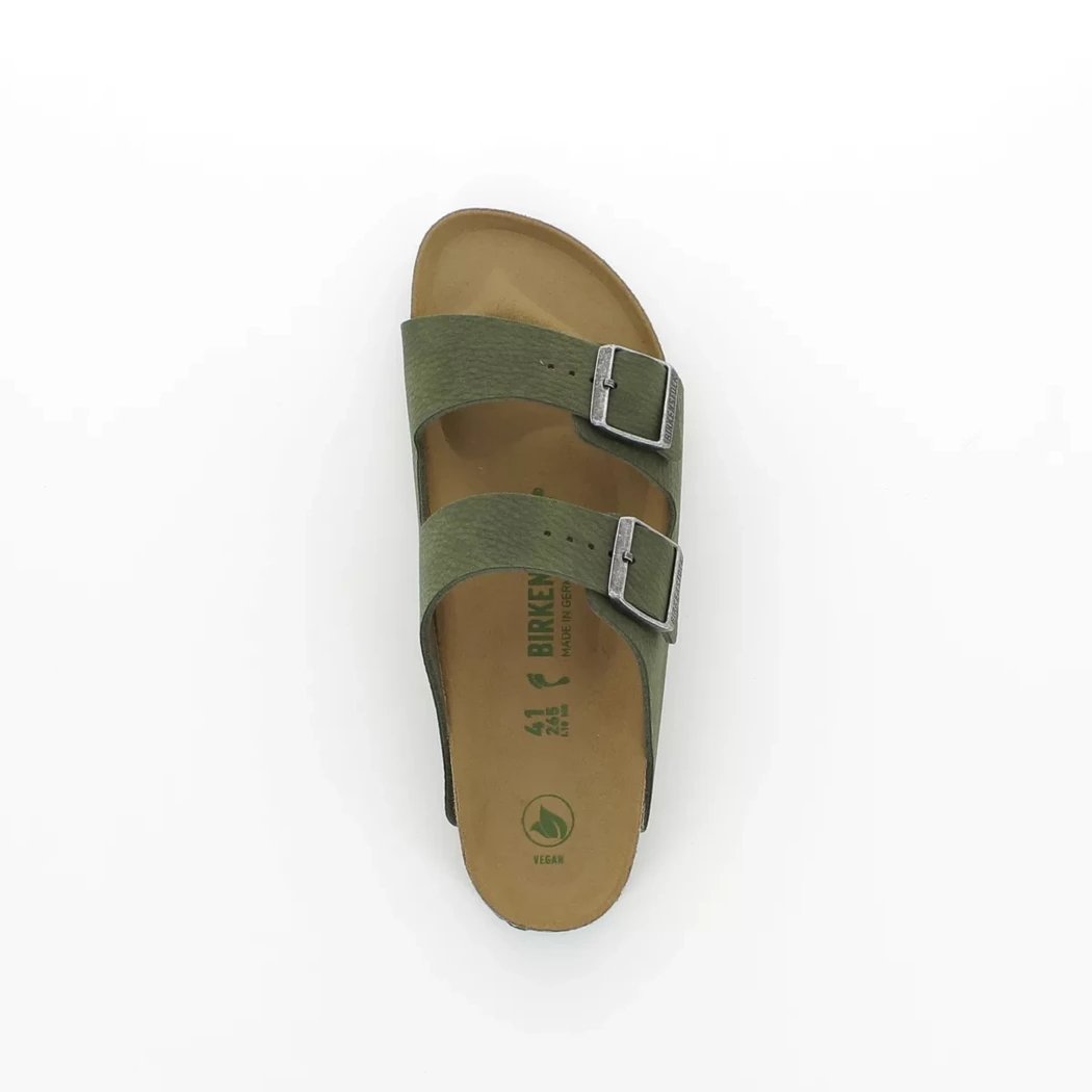 Image (6) de la chaussures Birkenstock - Mules et Sabots Vert en Cuir synthétique Image (6) de la chaussures Birkenstock - Mules et Sabots Vert en Cuir synthétique