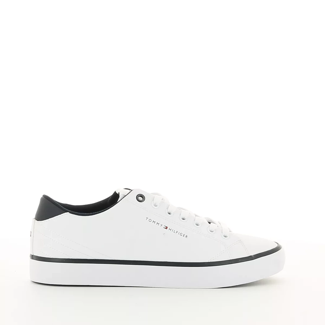 Image (2) de la chaussures Tommy Hilfiger - Baskets Blanc en Cuir synthétique Image (2) de la chaussures Tommy Hilfiger - Baskets Blanc en Cuir synthétique