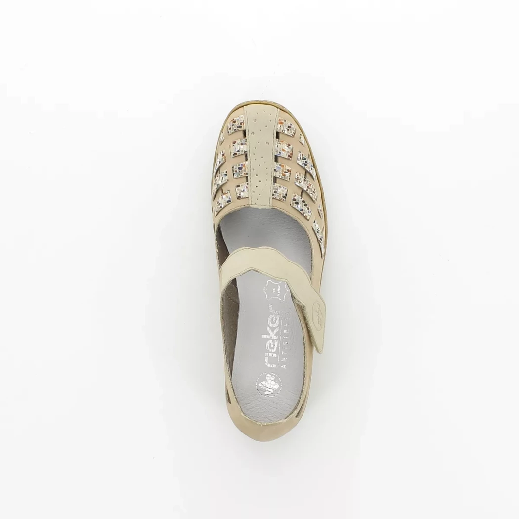 Image (6) de la chaussures Rieker - Ballerines Beige en Cuir nubuck Image (6) de la chaussures Rieker - Ballerines Beige en Cuir nubuck