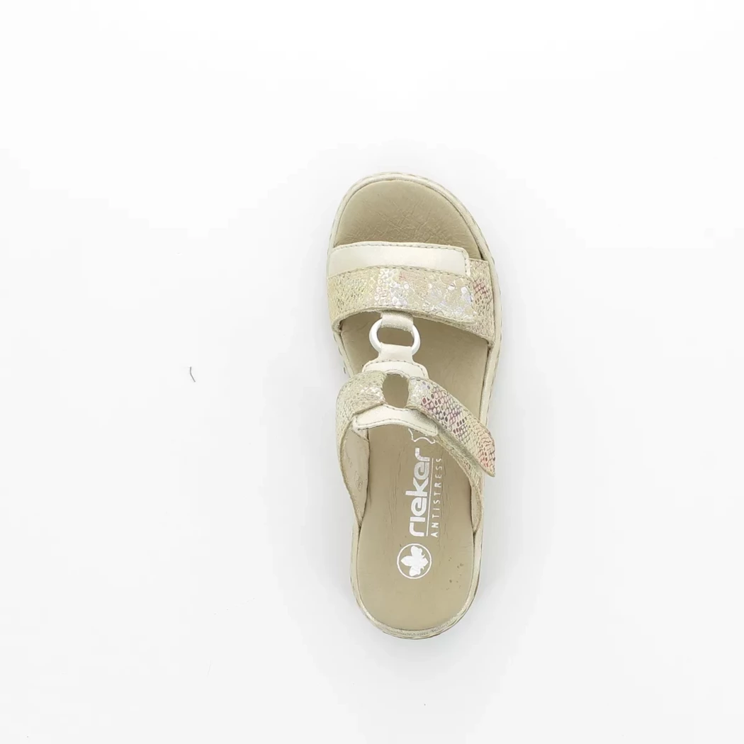 Image (6) de la chaussures Rieker - Mules et Sabots Beige en Cuir nubuck Image (6) de la chaussures Rieker - Mules et Sabots Beige en Cuir nubuck