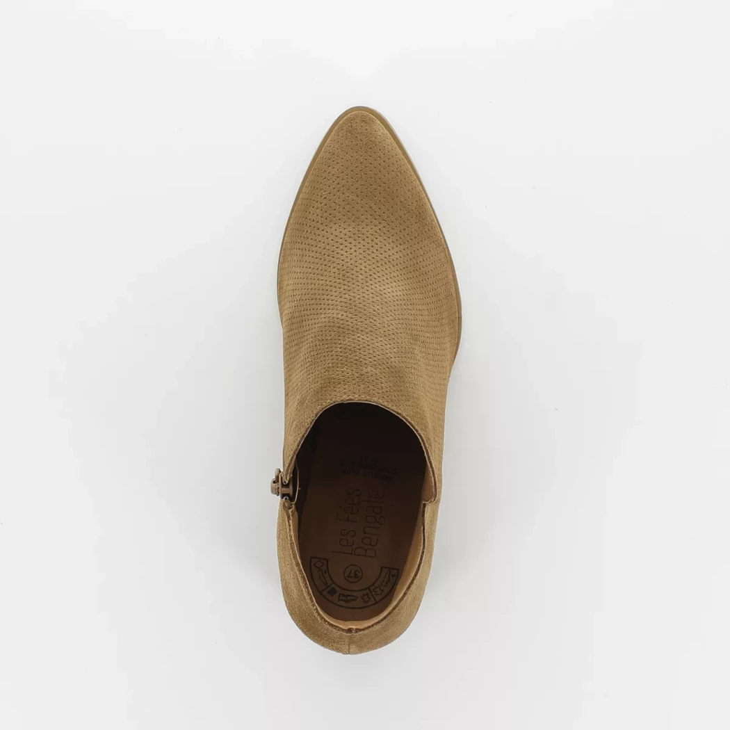 Image (6) de la chaussures Fleur de Safran - Boots Taupe en Cuir nubuck Image (6) de la chaussures Fleur de Safran - Boots Taupe en Cuir nubuck