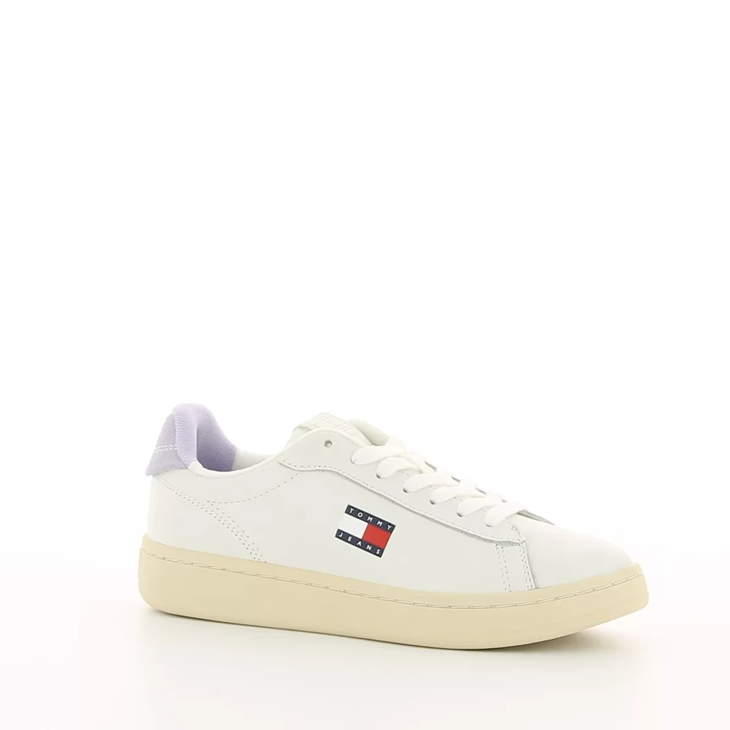 Image (1) de la chaussures Tommy jeans - Baskets Blanc en Cuir Image (1) de la chaussures Tommy jeans - Baskets Blanc en Cuir