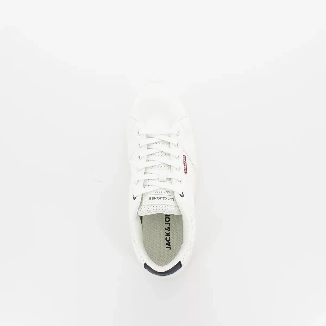 Image (6) de la chaussures Jack & Jones - Baskets Blanc en Cuir synthétique Image (6) de la chaussures Jack & Jones - Baskets Blanc en Cuir synthétique