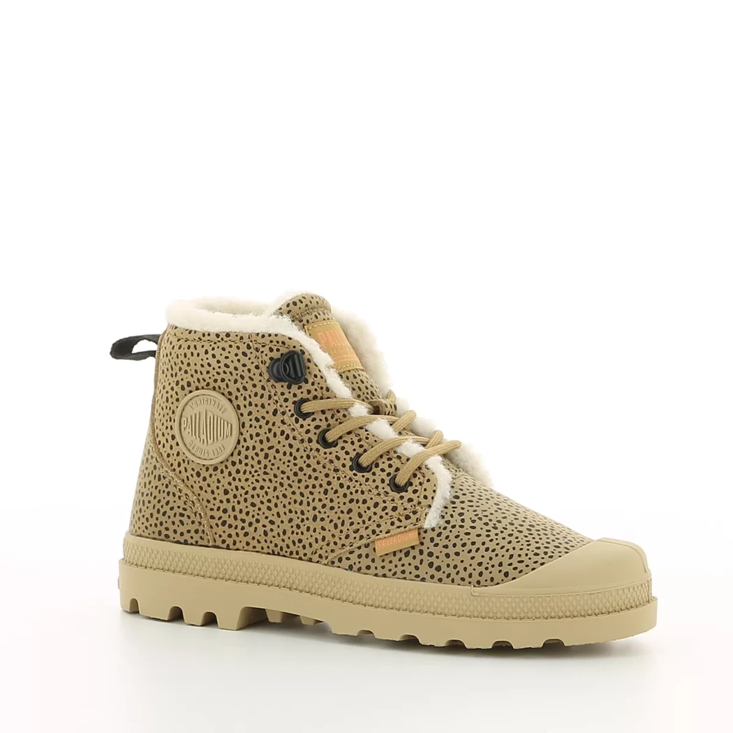 Image (1) de la chaussures Palladium - Bottines Cuir naturel / Cognac en Cuir nubuck Image (1) de la chaussures Palladium - Bottines Cuir naturel / Cognac en Cuir nubuck