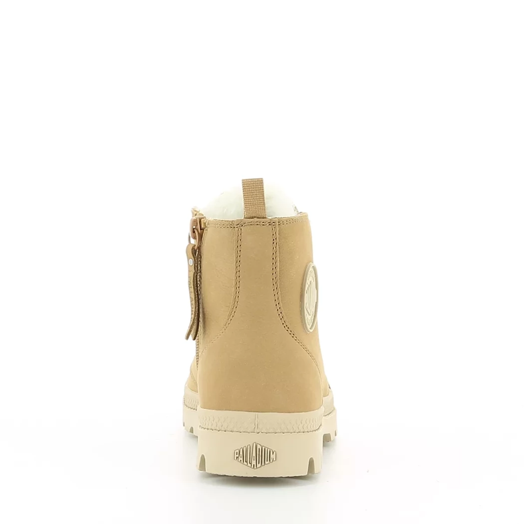 Image (3) de la chaussures Palladium - Bottines Cuir naturel / Cognac en Cuir nubuck