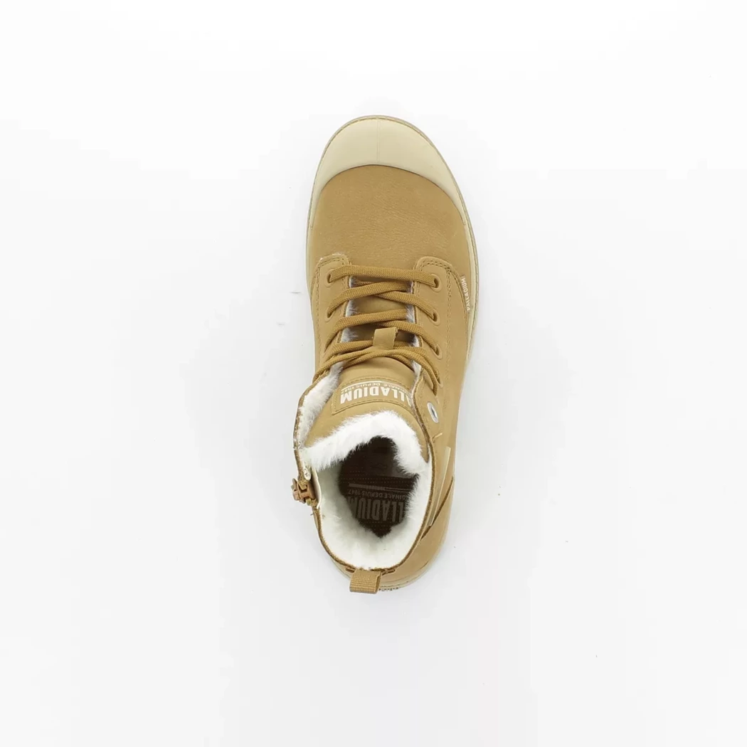 Image (6) de la chaussures Palladium - Bottines Cuir naturel / Cognac en Cuir nubuck