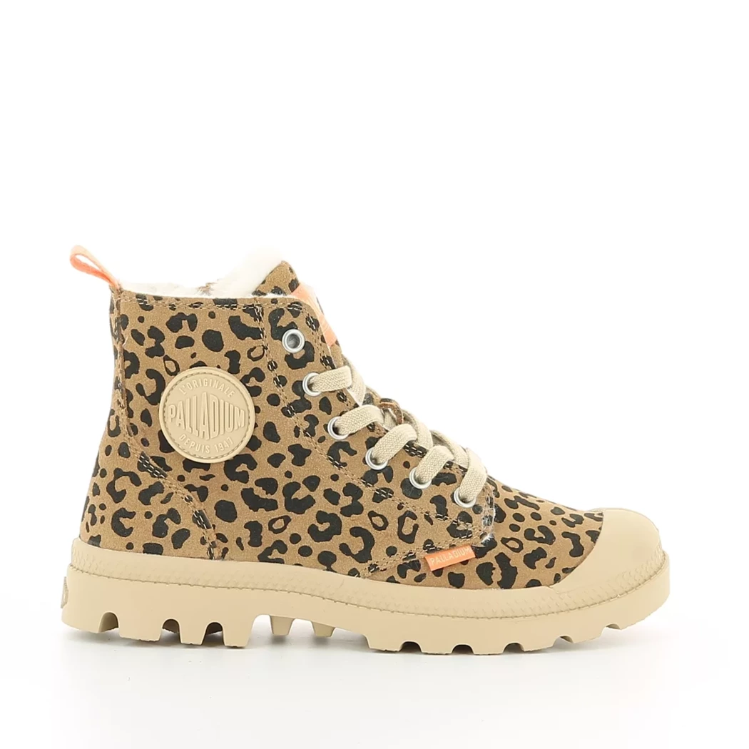 Image (2) de la chaussures Palladium - Bottines Marron en Cuir nubuck