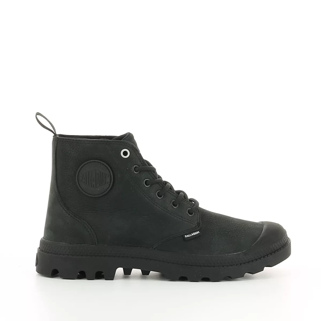 Image (2) de la chaussures Palladium - Bottines Noir en Cuir nubuck