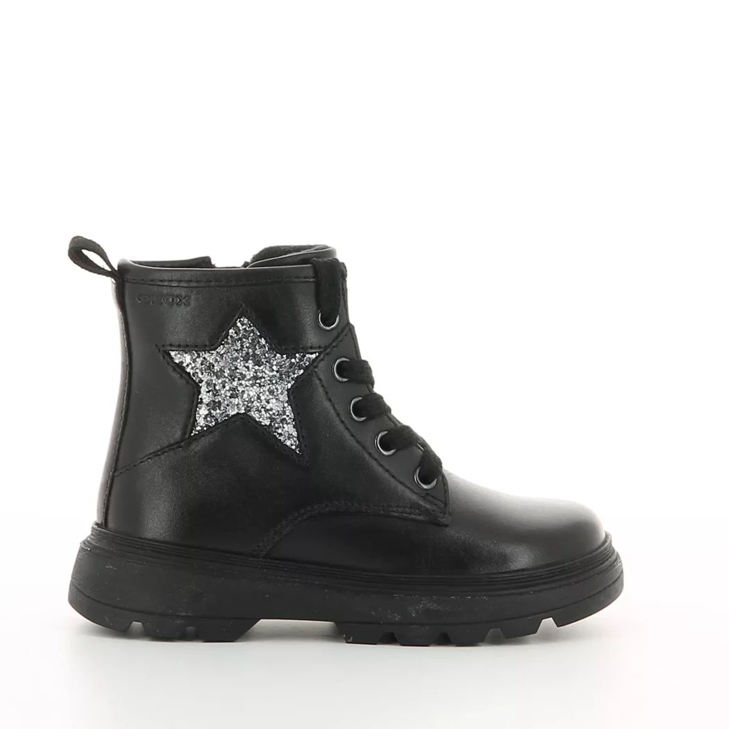 Image (2) de la chaussures Geox - Bottines Noir en Cuir