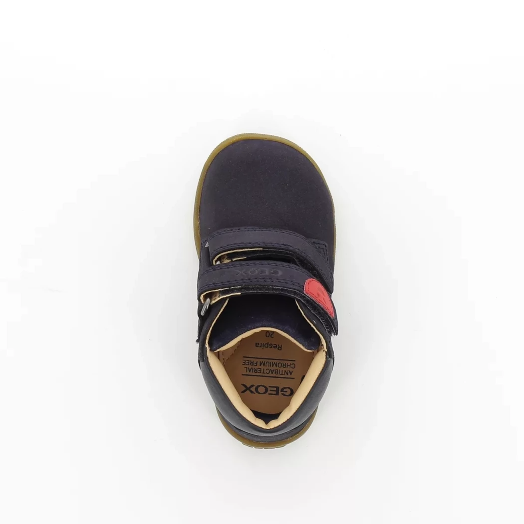 Image (6) de la chaussures Geox - Bottines Bleu en Cuir nubuck
