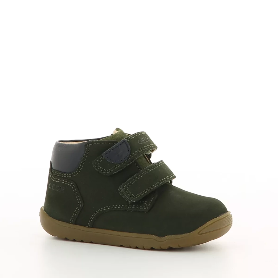 Image (1) de la chaussures Geox - Bottines Vert en Cuir nubuck Image (1) de la chaussures Geox - Bottines Vert en Cuir nubuck