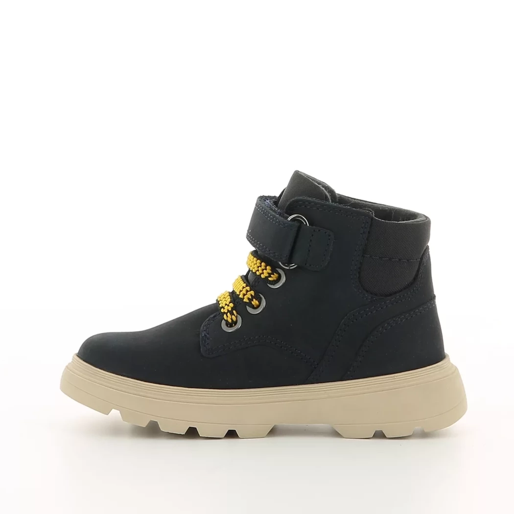 Image (4) de la chaussures Geox - Bottines Bleu en Cuir nubuck