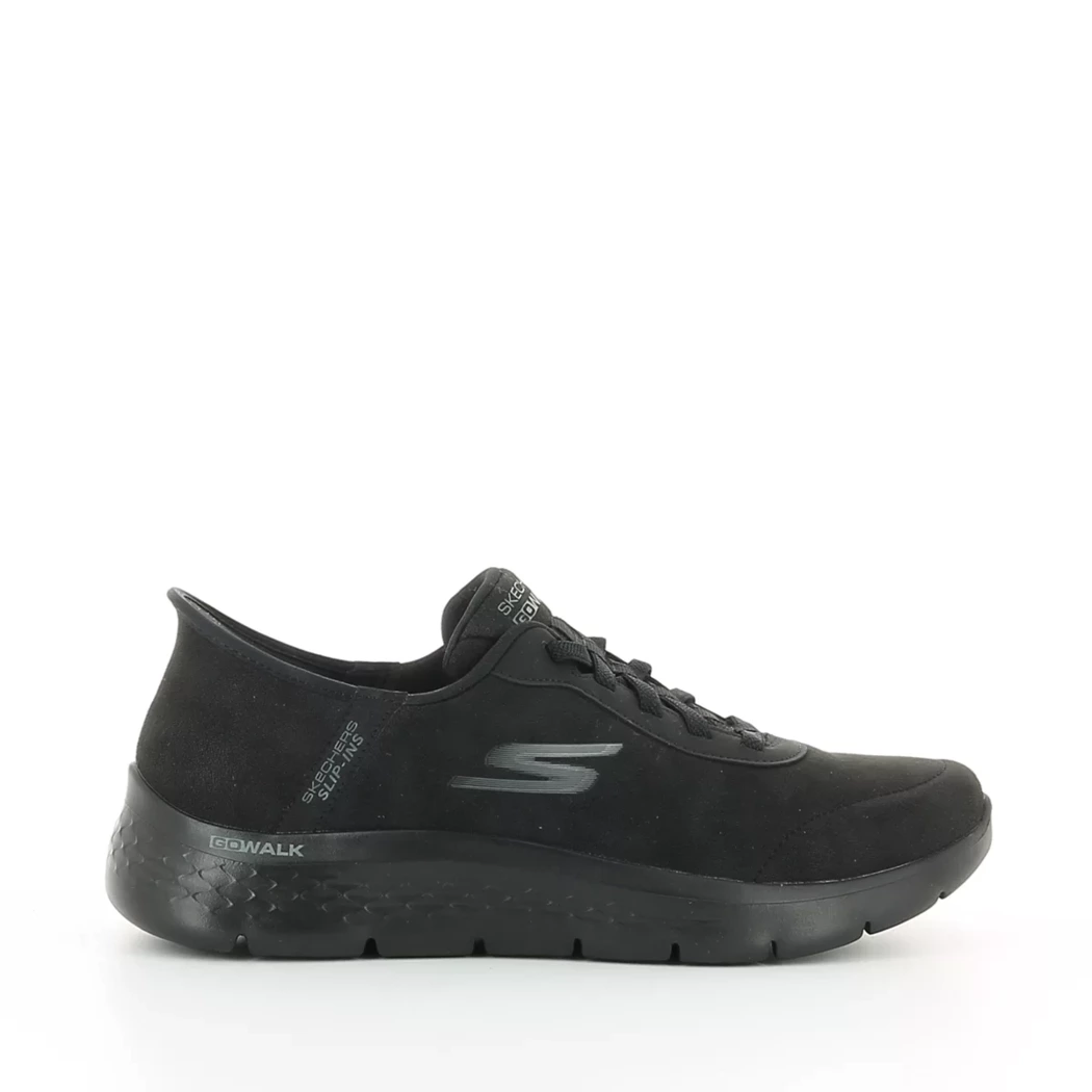 Image (2) de la chaussures Skechers - Baskets Noir en Cuir synthétique