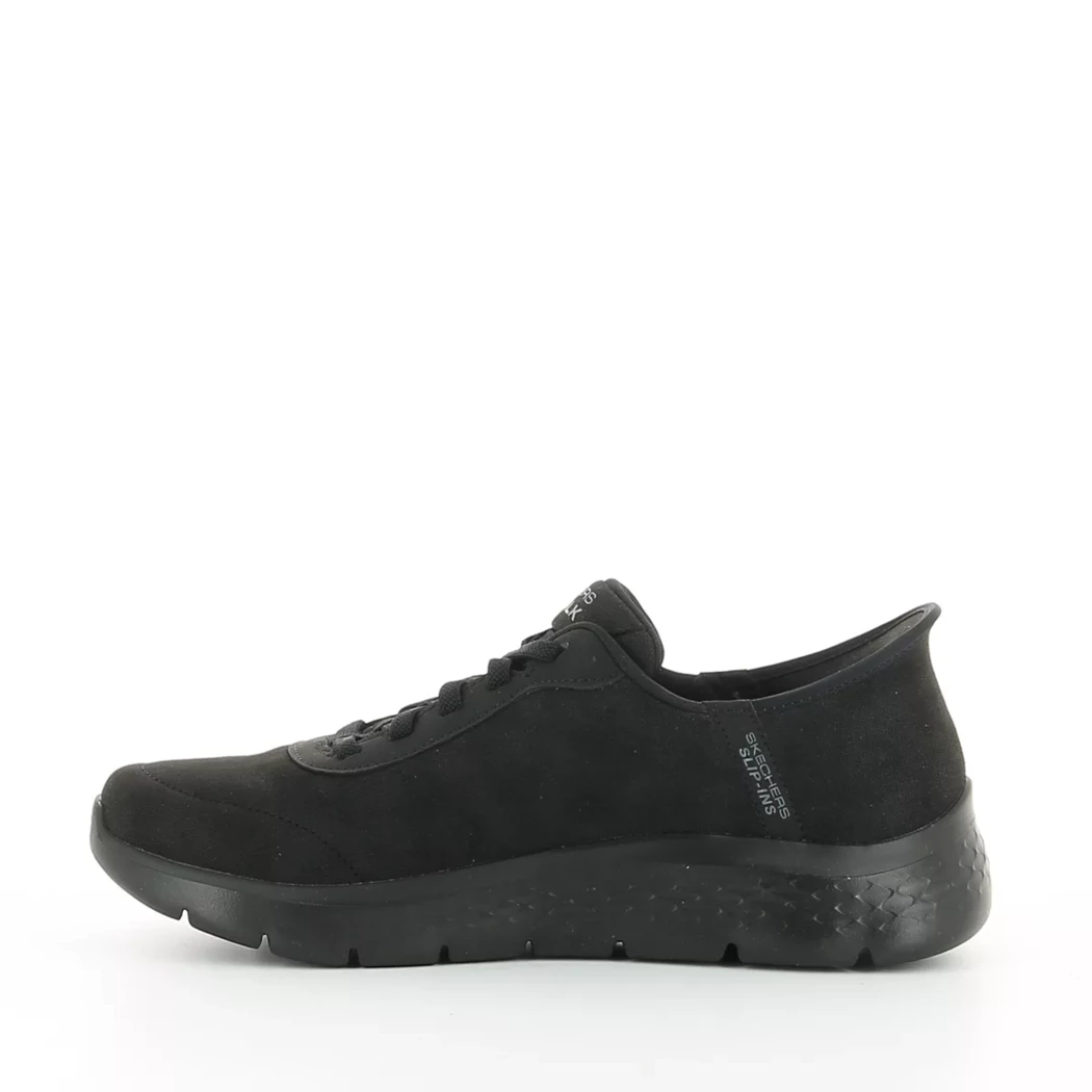Image (4) de la chaussures Skechers - Baskets Noir en Cuir synthétique