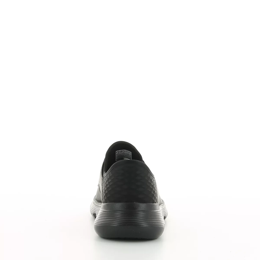 Image (3) de la chaussures Skechers - Baskets Noir en Cuir synthétique