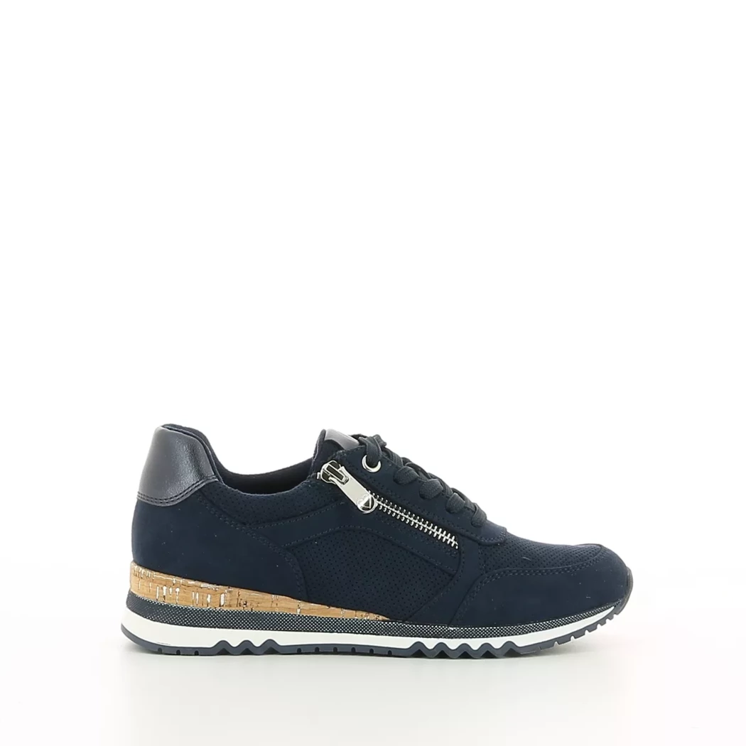 Image (2) de la chaussures Marco Tozzi - Baskets Bleu en Cuir synthétique