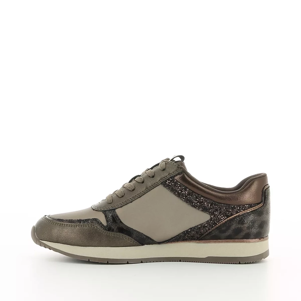Image (4) de la chaussures Tamaris - Baskets Taupe en Multi-Matières