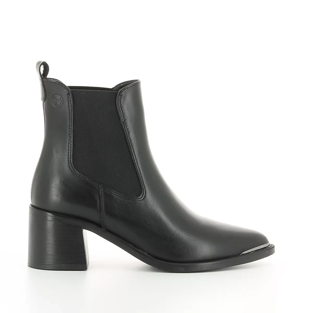 Image (2) de la chaussures Tamaris - Boots Noir en Cuir