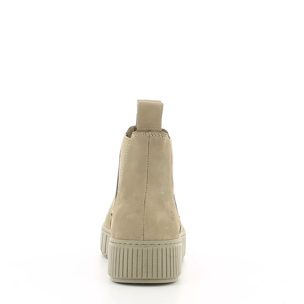 Image (3) de la chaussures Tamaris - Boots Taupe en Cuir nubuck