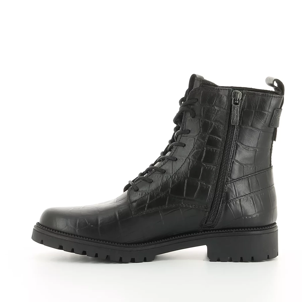 Image (4) de la chaussures Tamaris - Bottines Noir en Cuir