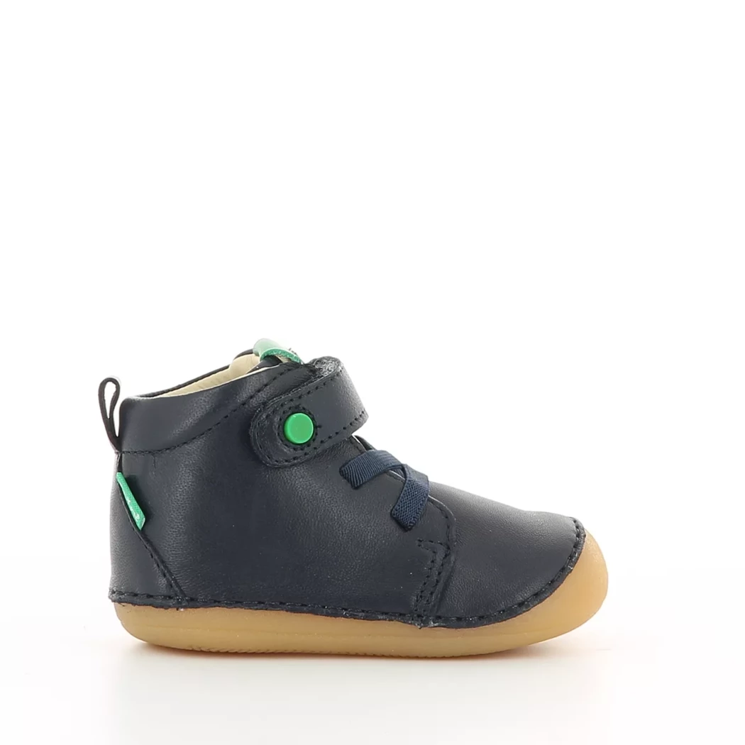 Image (2) de la chaussures Kickers - Bottines Bleu en Cuir Image (2) de la chaussures Kickers - Bottines Bleu en Cuir