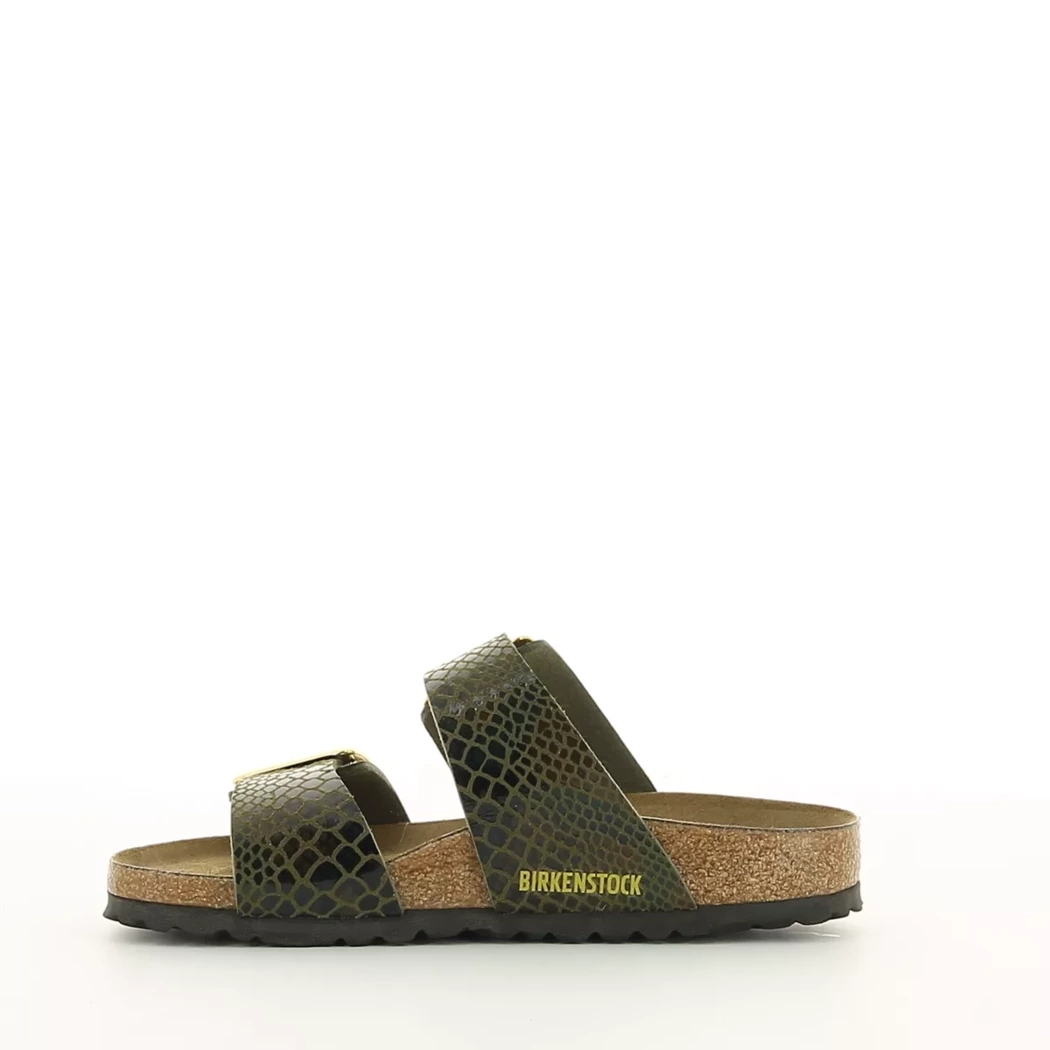 Image (4) de la chaussures Birkenstock - Mules et Sabots Vert en Cuir synthétique Image (4) de la chaussures Birkenstock - Mules et Sabots Vert en Cuir synthétique