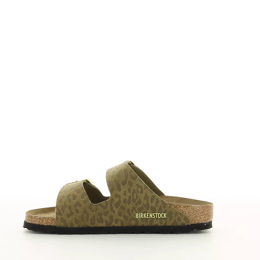 Image (4) de la chaussures Birkenstock - Mules et Sabots Vert en Cuir synthétique
