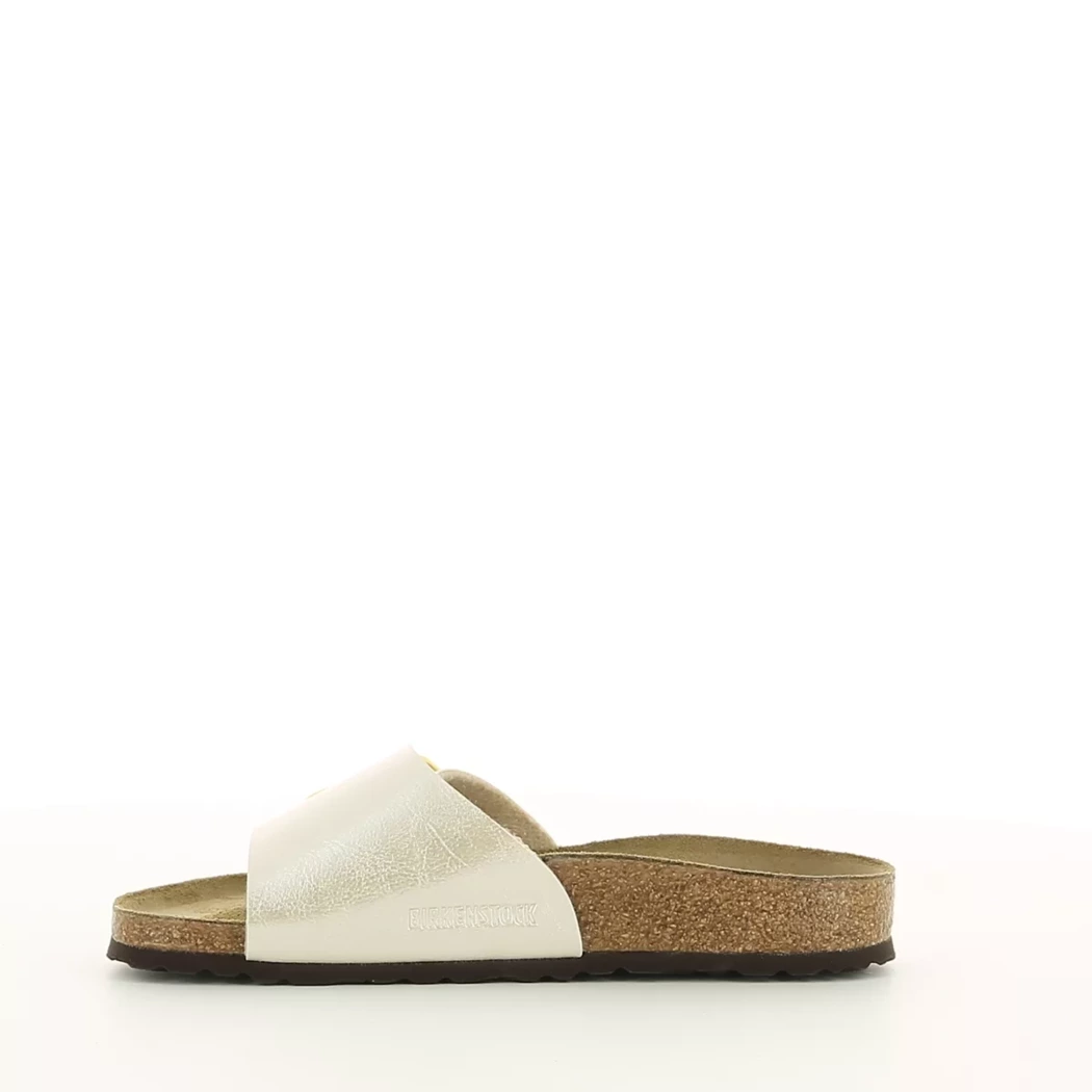 Image (4) de la chaussures Birkenstock - Mules et Sabots Blanc en Cuir synthétique Image (4) de la chaussures Birkenstock - Mules et Sabots Blanc en Cuir synthétique