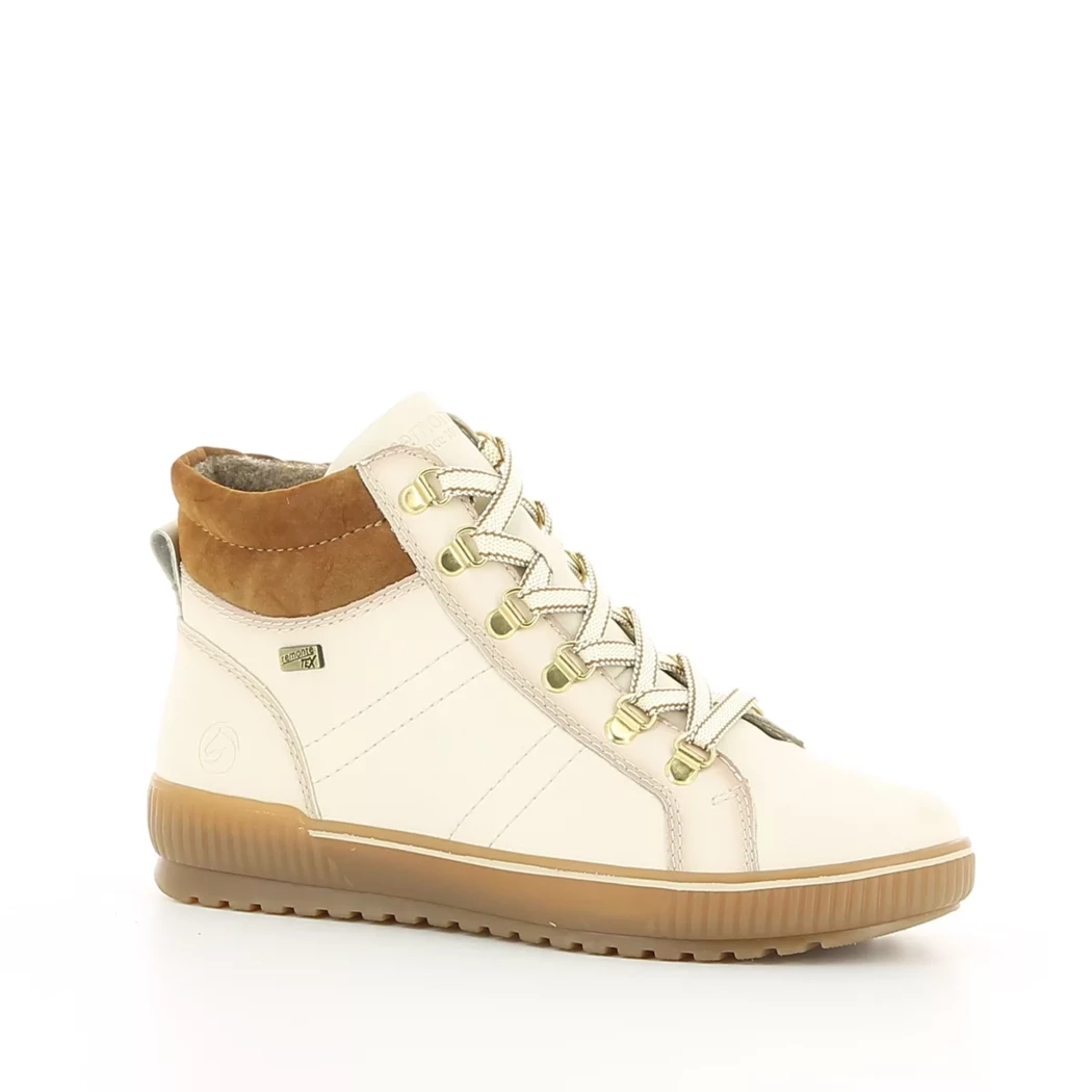Image (1) de la chaussures Remonte - Bottines Beige en Cuir Image (1) de la chaussures Remonte - Bottines Beige en Cuir