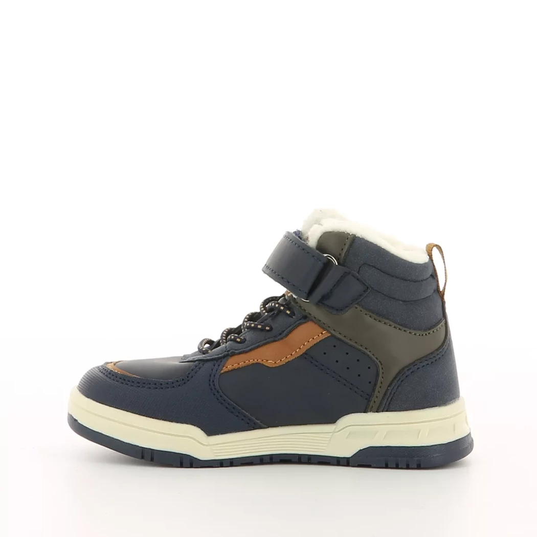 Image (4) de la chaussures Hobiz - Bottines Bleu en Cuir synthétique