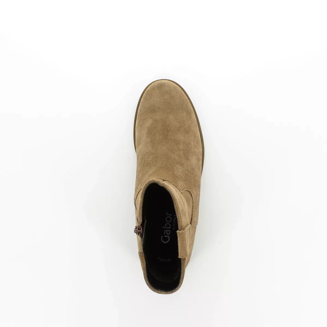 Image (6) de la chaussures Gabor - Boots Taupe en Cuir nubuck