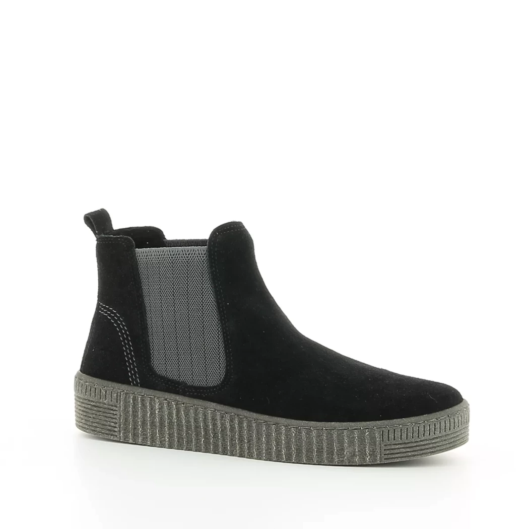 Image (1) de la chaussures Gabor - Boots Noir en Cuir nubuck