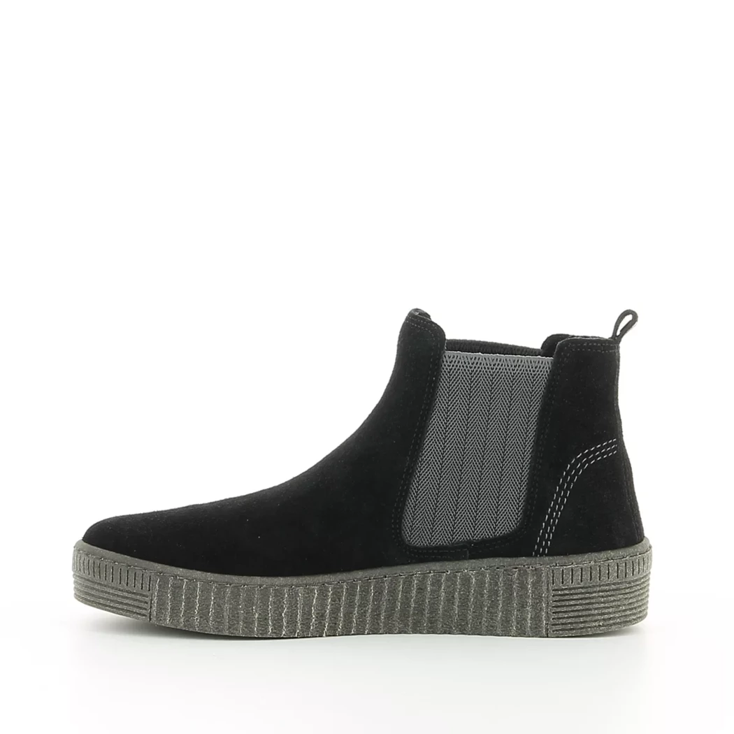 Image (4) de la chaussures Gabor - Boots Noir en Cuir nubuck