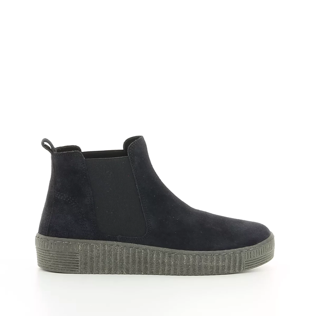 Image (2) de la chaussures Gabor - Boots Bleu en Cuir nubuck Image (2) de la chaussures Gabor - Boots Bleu en Cuir nubuck