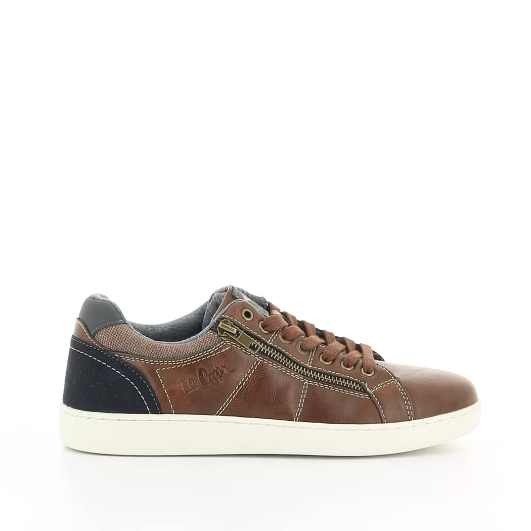 Image (2) de la chaussures Lee Cooper - Baskets Cuir naturel / Cognac en Cuir synthétique