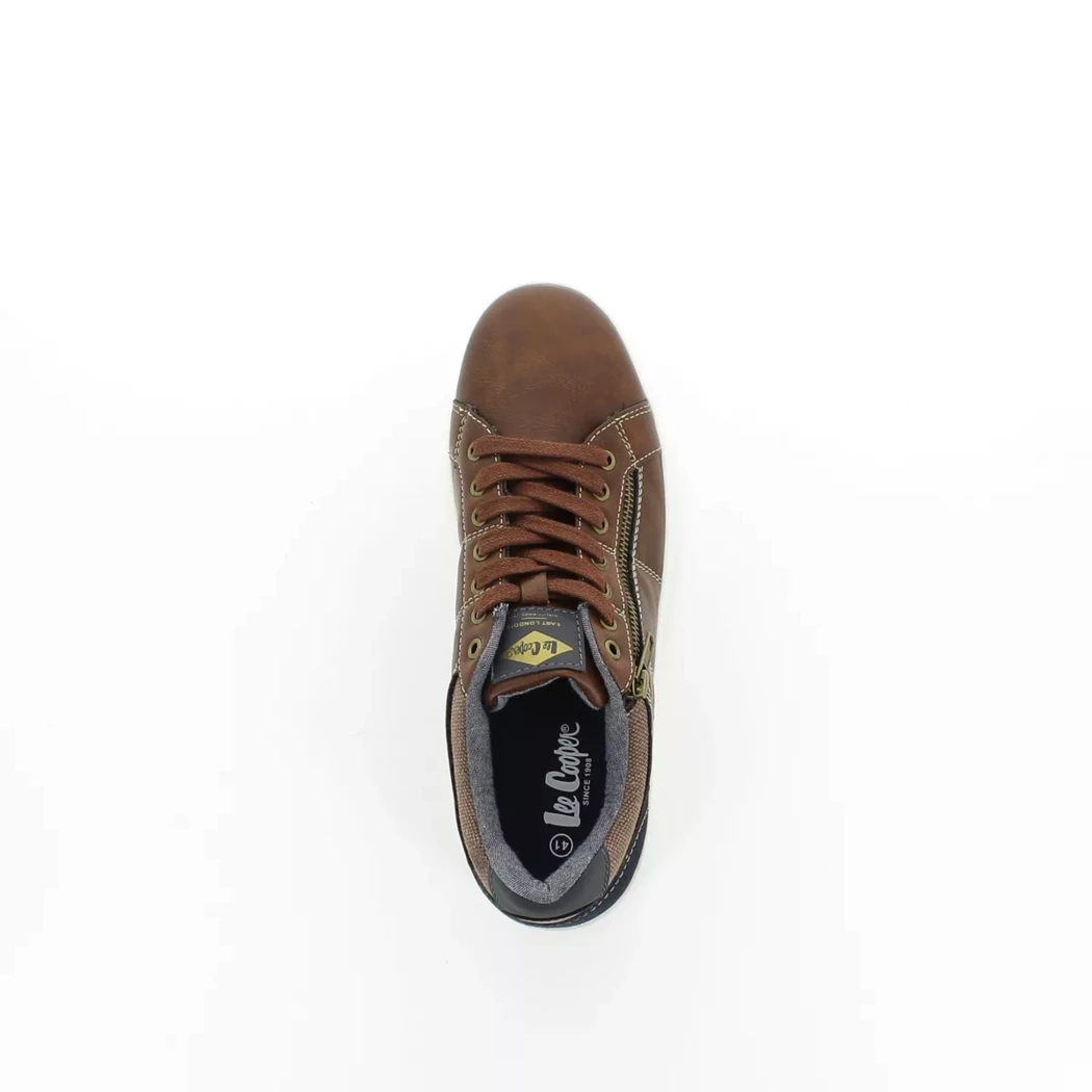 Image (6) de la chaussures Lee Cooper - Baskets Cuir naturel / Cognac en Cuir synthétique