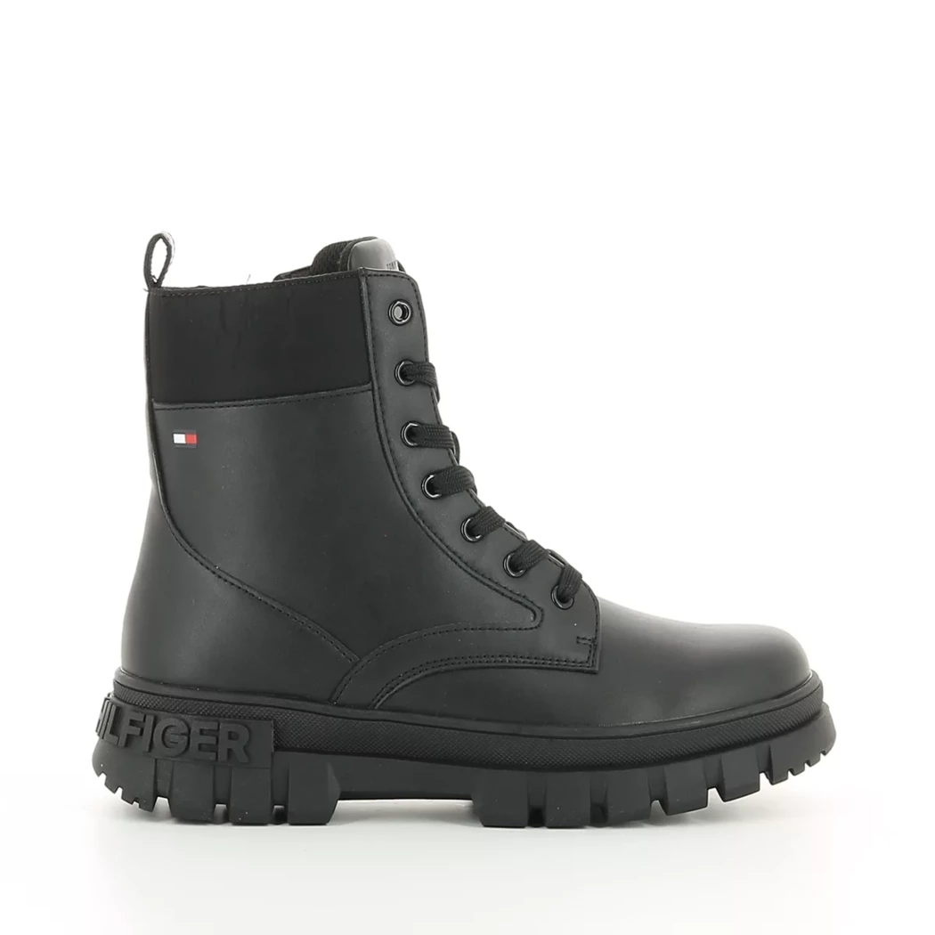 Image (2) de la chaussures Tommy Hilfiger - Bottines Noir en Cuir synthétique Image (2) de la chaussures Tommy Hilfiger - Bottines Noir en Cuir synthétique