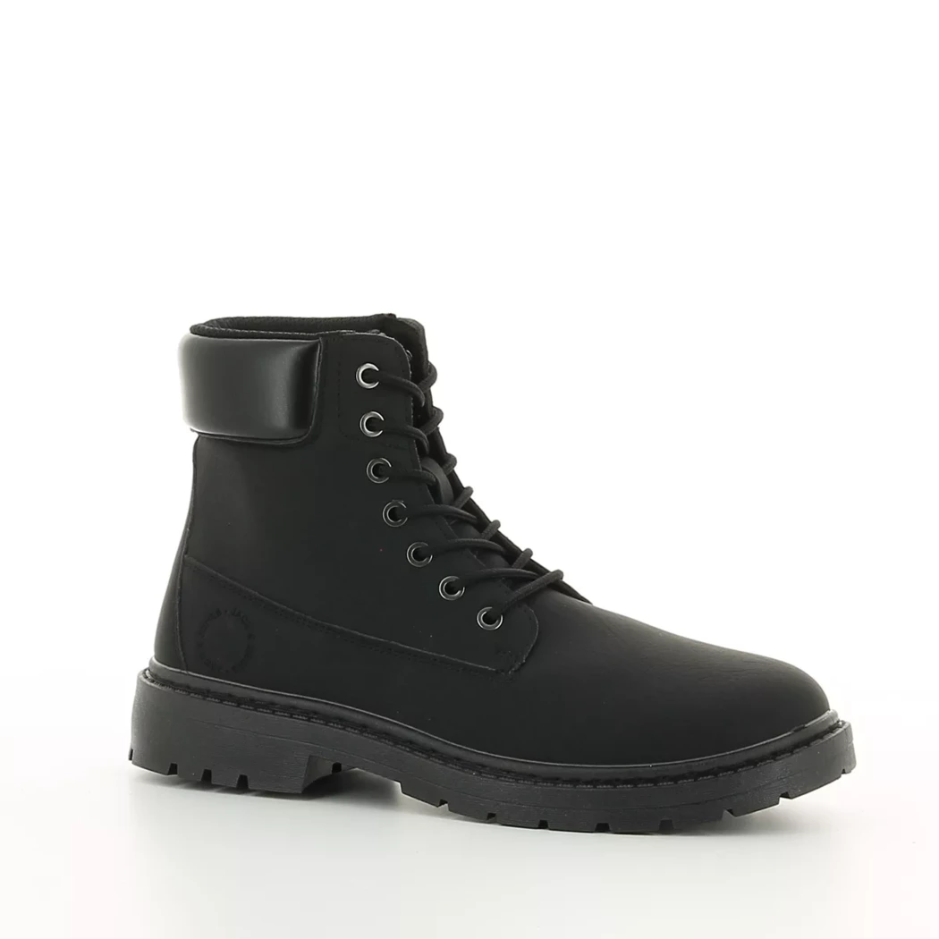 Image (1) de la chaussures Jack & Jones - Bottines Noir en Cuir synthétique Image (1) de la chaussures Jack & Jones - Bottines Noir en Cuir synthétique