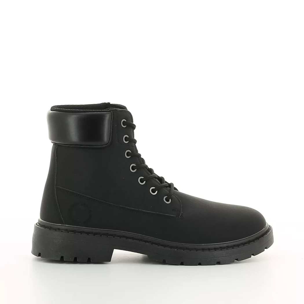 Image (2) de la chaussures Jack & Jones - Bottines Noir en Cuir synthétique Image (2) de la chaussures Jack & Jones - Bottines Noir en Cuir synthétique