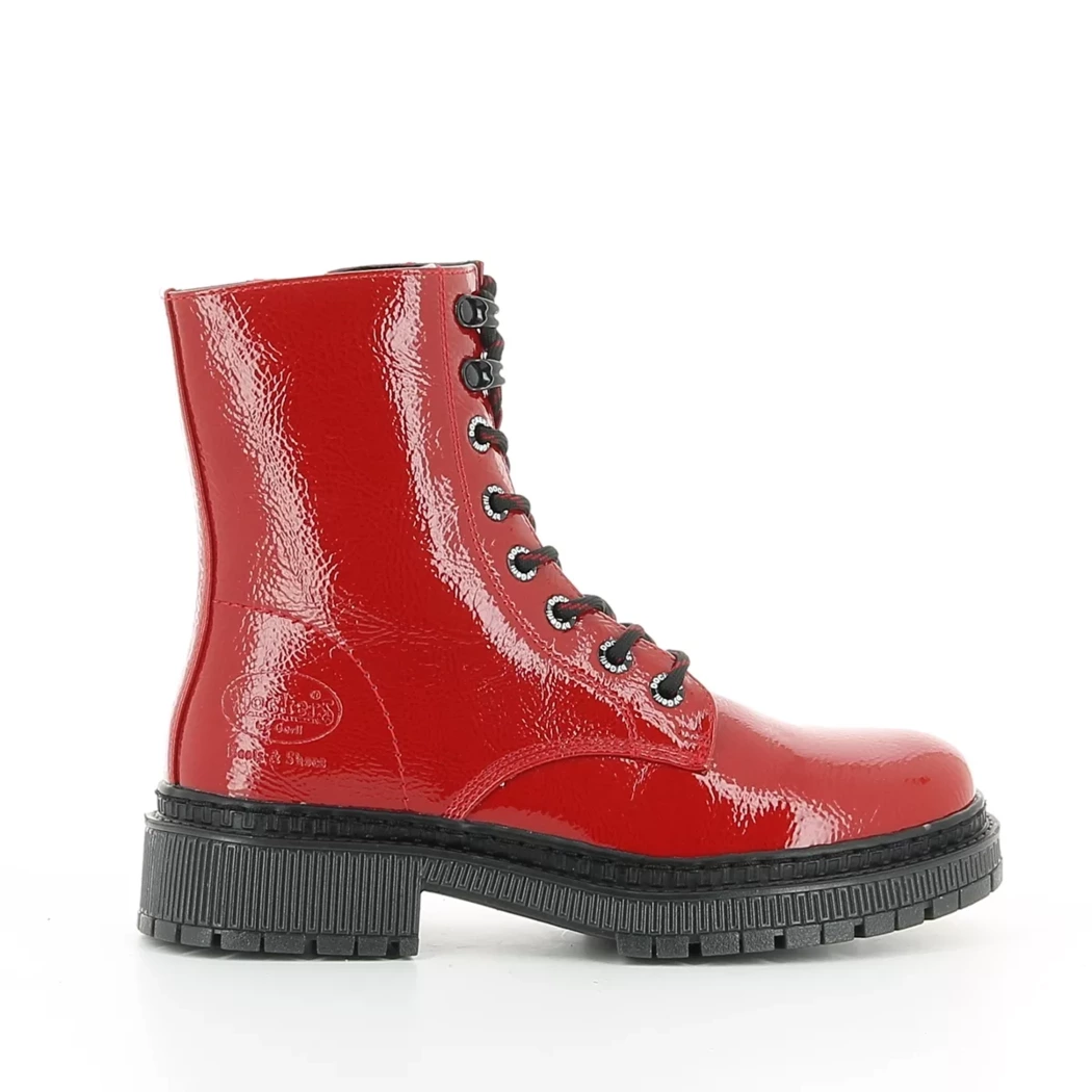 Image (2) de la chaussures Dockers - Bottines Rouge en Cuir synthétique Image (2) de la chaussures Dockers - Bottines Rouge en Cuir synthétique