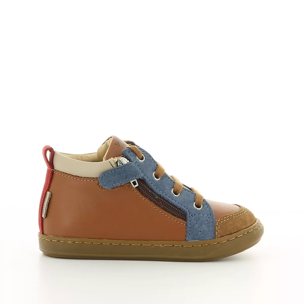 Image (2) de la chaussures Shoo pom - Bottines Cuir naturel / Cognac en Cuir