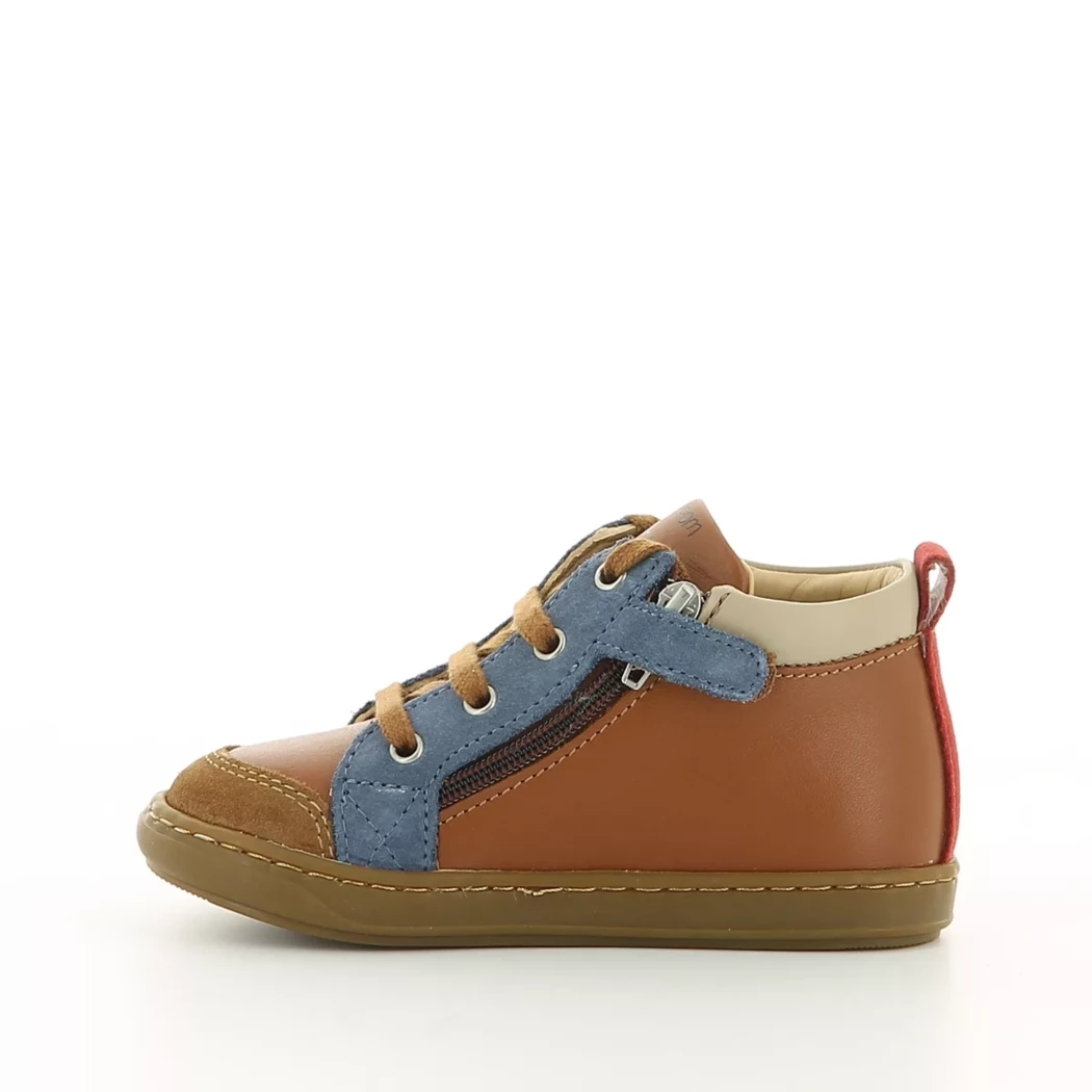 Image (4) de la chaussures Shoo pom - Bottines Cuir naturel / Cognac en Cuir