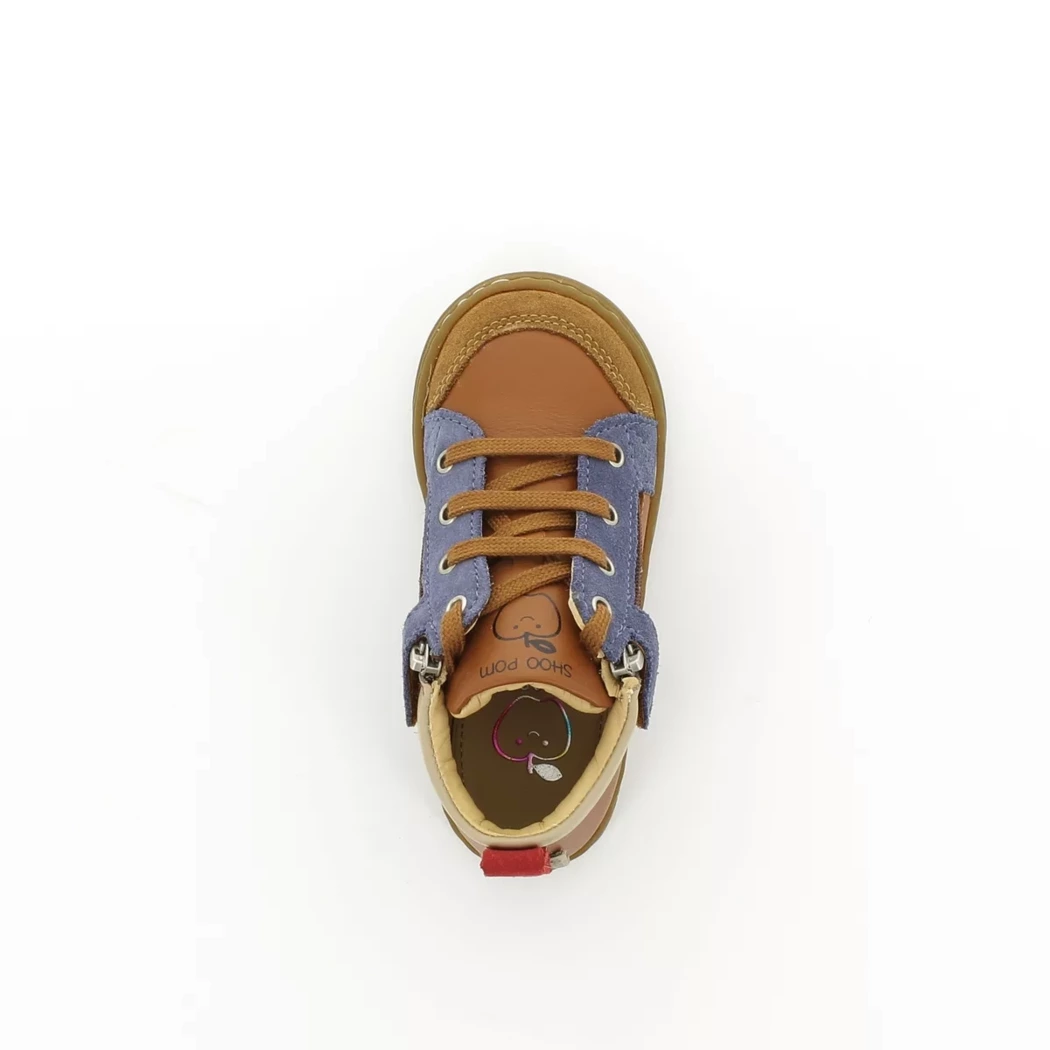 Image (6) de la chaussures Shoo pom - Bottines Cuir naturel / Cognac en Cuir