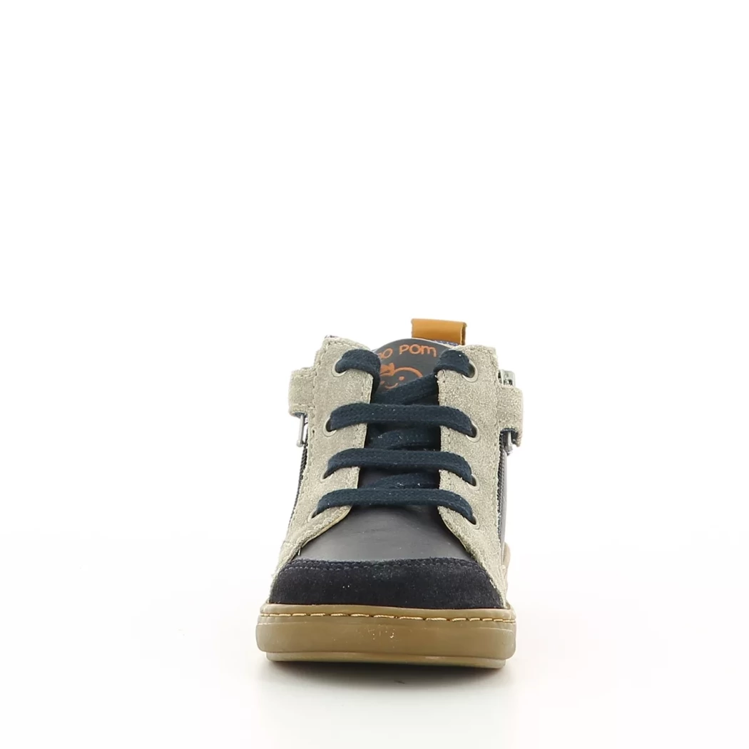 Image (5) de la chaussures Shoo pom - Bottines Bleu en Cuir