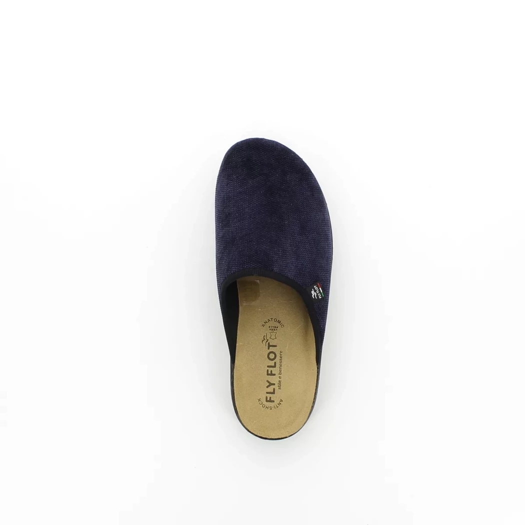 Image (6) de la chaussures Fly Flot - Pantoufles et Chaussons Bleu en Cuir nubuck