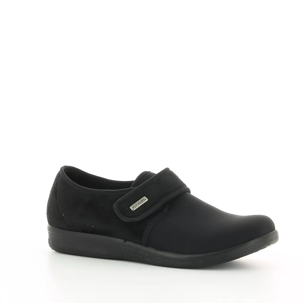 Image (1) de la chaussures Fly Flot - Pantoufles et Chaussons Noir en Cuir nubuck